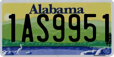 AL license plate 1AS9951