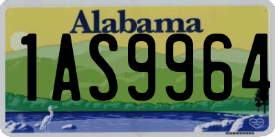 AL license plate 1AS9964