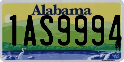 AL license plate 1AS9994