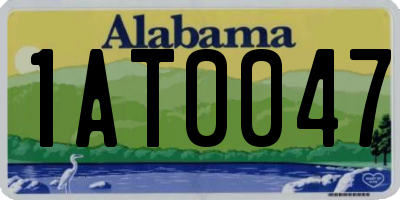 AL license plate 1AT0047
