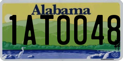 AL license plate 1AT0048