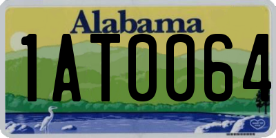 AL license plate 1AT0064