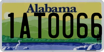 AL license plate 1AT0066