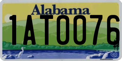 AL license plate 1AT0076