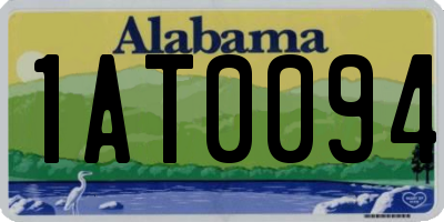 AL license plate 1AT0094