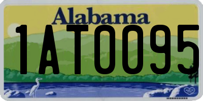 AL license plate 1AT0095