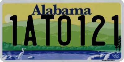 AL license plate 1AT0121
