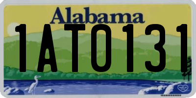 AL license plate 1AT0131