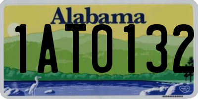 AL license plate 1AT0132