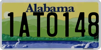 AL license plate 1AT0148