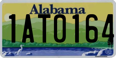 AL license plate 1AT0164