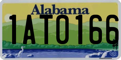 AL license plate 1AT0166