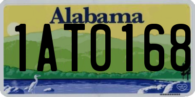 AL license plate 1AT0168