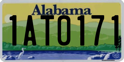 AL license plate 1AT0171