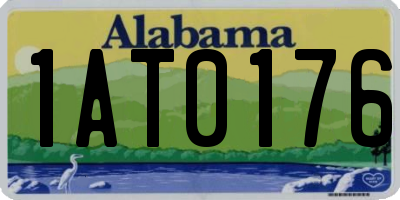 AL license plate 1AT0176