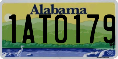 AL license plate 1AT0179