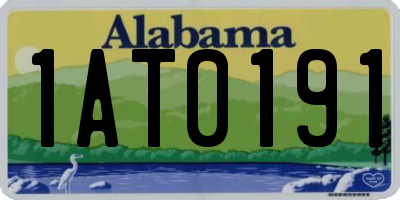 AL license plate 1AT0191