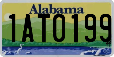 AL license plate 1AT0199