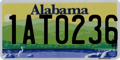 AL license plate 1AT0236