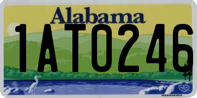 AL license plate 1AT0246