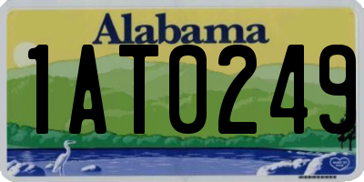 AL license plate 1AT0249