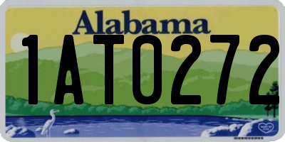 AL license plate 1AT0272