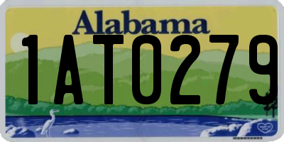 AL license plate 1AT0279