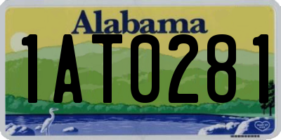 AL license plate 1AT0281