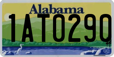 AL license plate 1AT0290