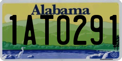 AL license plate 1AT0291