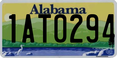 AL license plate 1AT0294