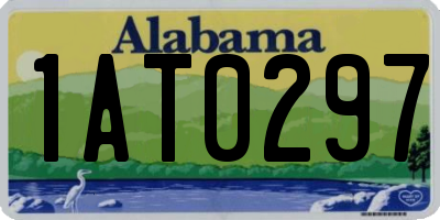 AL license plate 1AT0297