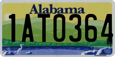 AL license plate 1AT0364