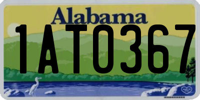 AL license plate 1AT0367