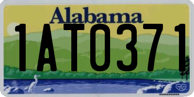 AL license plate 1AT0371