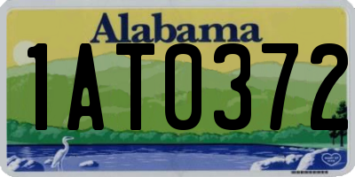 AL license plate 1AT0372