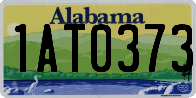 AL license plate 1AT0373