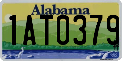 AL license plate 1AT0379