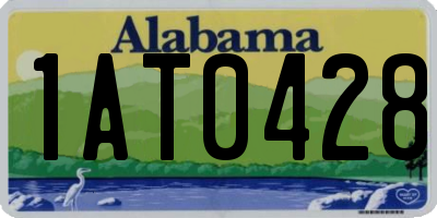 AL license plate 1AT0428
