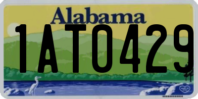 AL license plate 1AT0429