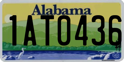 AL license plate 1AT0436