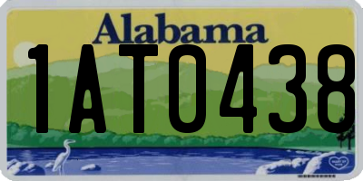 AL license plate 1AT0438