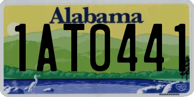 AL license plate 1AT0441