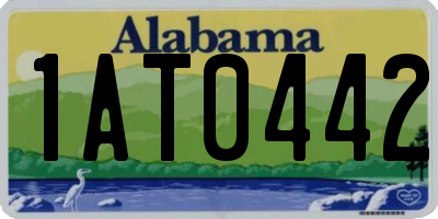 AL license plate 1AT0442