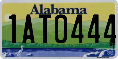 AL license plate 1AT0444