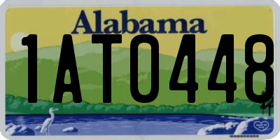 AL license plate 1AT0448