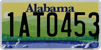 AL license plate 1AT0453
