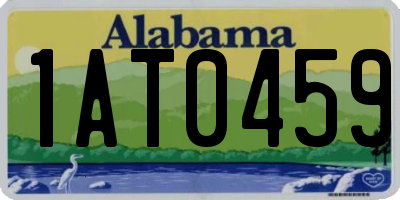 AL license plate 1AT0459