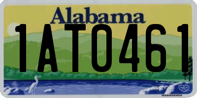 AL license plate 1AT0461
