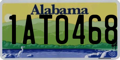 AL license plate 1AT0468